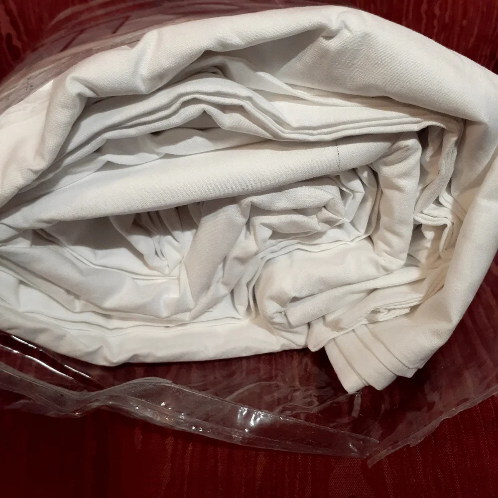 OEKO-TEX STANDARD 100 DUVET COVER WHITE NWT